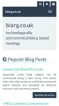 Mobile Screenshot of blarg.co.uk